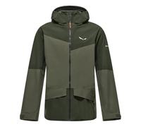 Giacca con cappuccio Salewa Puez GORE-TEX 2L verde cromo - L