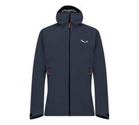 Giacca impermeabile salewa puez gore tex 3l blu da uomo