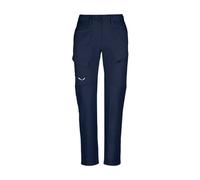 Salewa Puez Hemp W Cargo - pantaloni trekking - donna I38 D32 Dark Blue woman Durastretch,Canapa,Pfc-Free,Cotone Organico/Biologico
