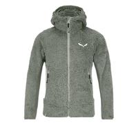 Salewa Giacca con Cappuccio Puez Highloft Polarlite 2 da Bambino, Grigio, 152