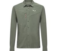 Camicia da trekking Salewa PUEZ L/S SHIRT M (Faded Green) Uomo 48-M