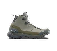 Salewa Puez Leather Mid PTX M - scarponi da trekking - uomo Green 11,5 UK