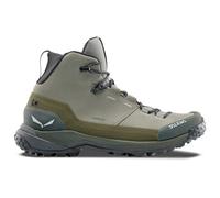 Salewa Puez Leather Mid PTX M - scarponi da trekking - uomo 10,5 UK Green man Pfc-Free,Pomoca,Salewa Powertex,Eva,Salewa Committed