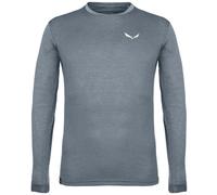 Salewa Puez Melange Dry L/S - maglia a maniche lunghe - uomo 54 Grey/White man Dry'ton