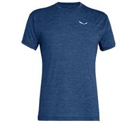 T-SHIRT PUEZ MELANGE DRY'TON Salewa DARK DENIM MELA
