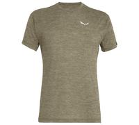 Salewa T-shirt Puez Melange Dry Uomo manica corta grigio verdone XXL