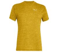 Salewa Puez Melange Dry - T-shirt trekking - uomo 56 Green/Yellow man Dry'ton
