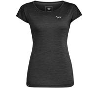 T-shirt Salewa Puez Melange Dry manica corta grigio scuro donna - 4XL
