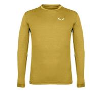 Salewa Puez Melange Dry L/S - maglia a maniche lunghe - uomo 46 Green/Yellow man Dry'ton