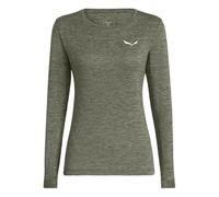 Salewa - Women's Puez Melange Dry L/S Tee - Maglia funzionale 40 olivia