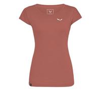 Salewa Puez Melange Dry - T-shirt trekking - donna I52 D46 Dark Red/White/Dark Red woman Dry'ton