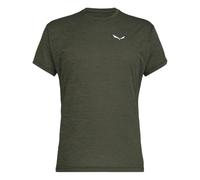 SALEWA Puez Melange Dry - Maglietta M, Colore: Verde Faded Melange, 2XL