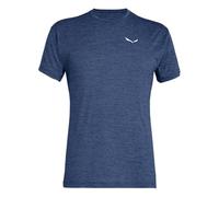 SALEWA Puez Melange Dry'Ton T-shirt Uomo, Blu (Dark Denim Melange), S