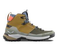 SALEWA Puez Mid Ptx - Uomo - Marrone / Verde - Taglia 42 1/2- modello 2024