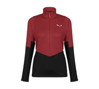 Salewa Puez PL 1/2 Zip W - felpa in pile - donna Black/Red I46 D40