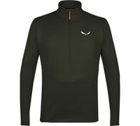 Salewa Puez PL 1/2 Zip M - felpa in pile - uomo 48 Dark Green/Black/Red man Polarlite,Salewa Committed