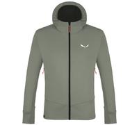 Giacca con cappuccio Salewa Puez Polarlite verde grigio-blu - S