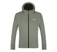 Giacca in polare da uomo salewa puez polarlite hoodie grey