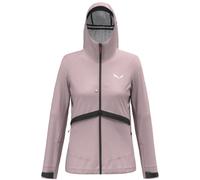 Salewa Puez Ptx Hybrid W - giacca hardshell - donna I44 D38 Pink/Black woman Salewa Powertex,Bluesign,Dwr,Recycled Polyester,Pfc-Free