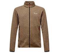 Salewa Puez Rocca Pl M - felpa in pile - uomo 54 Brown man Wool,Salewa Committed,Recycled Polyester,Polarlite