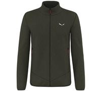 Salewa Puez Rocca Pl M - felpa in pile - uomo 50 Dark Green man Wool,Salewa Committed,Recycled Polyester,Polarlite