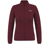 Salewa Puez Rocca Pl W - felpa in pile - donna I40 D34 Dark Red woman Polarlite,Wool,Recycled Polyester,Salewa Committed