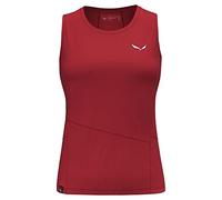 Salewa Puez Sporty Dry Sleeveless T-shirt Rosso M Donna