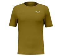 Salewa PUEZ Sporty Dry M - Maglietta, Taglia M, Olio d'oliva