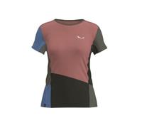 Salewa PUEZ Sporty Dry W T-Shirt, 2XL, Desert Rosa/Multi