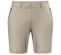 Salewa Puez Talvena Dst W - pantaloni corti trekking - donna I42 D36 Beige woman Durastretch,Bluesign