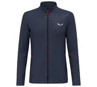 Salewa Felpa in pile Uomo Puez Waffle Hybrid Polarlite Poliestere riciclato Blu scuro 46