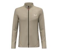 Salewa Puez Waffle Hybrid Polarlite Full Zip Fleece Beige L Uomo