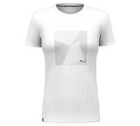 SALEWA Pure Building Dry W Maglietta, Bianco, M Donna