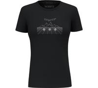 Salewa Pure Dolomites Merino T-Shirt Women, Black out, S