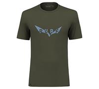 SALEWA Pure Eagle Dry M Maglietta, Verde Oliva Scuro, L Uomo