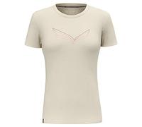 SALEWA Pure Eagle Frame Dry Maglietta W Sportiva, Oatmeal Melange, XXL Donna