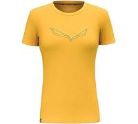 SALEWA Pure Eagle Frame Dry W T-Shirt Maglietta, Oro Melange, 36 Donna