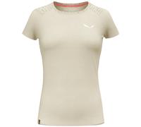 Salewa Pure Salamander AM W - T-shirt - donna I40 D34 Beige/White woman Lana Merino,Lycra,Tencel/Lyocell