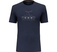 Salewa Pure Space Sheep Merino T-Shirt Men, Navy Blazer, L