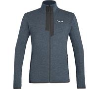Salewa ROCCA 2 PL M FZ, Giacca in pile Midlayer, Uomo, 54/2X, Nero (Black Out Melange)