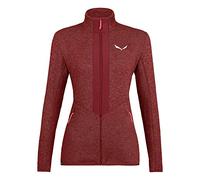 SALEWA Rocca 2 PL W FZ Giacca in Pile da Donna, Syrah Melange, XS