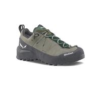 Salewa Wildfire Leather 2 GTX W - scarpe da trekking - donna 4,5 UK Light Green/Black woman Eva,Pfc-Free,Gore-Tex Extended Comfort,Salewa Committed,Pomoca