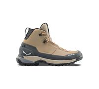 Salewa Puez Mid Powertex - Stivali da donna in pelle, impermeabili, per escursionismo e trekking, Sabbie mobili/Onice, 37 EU