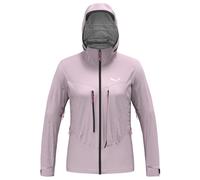 Giacca impermeabile da donna salewa sella 3l rosa