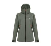 Salewa Sella DST W - giacca alpinismo - donna I42 D36 Green/Black/Red woman Pfc-Free,Durastretch,Salewa Committed