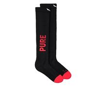 Salewa Sella Pure - calzini sci alpinismo - donna 42/44 Black/Red woman Lana Merino