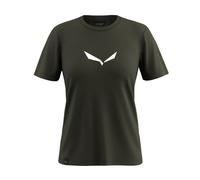 Salewa Solid Dri-Release - T-shirt trekking - donna I46 D40 Dark Green/White woman Dry'ton