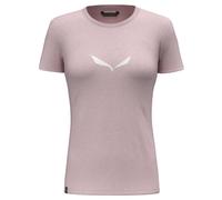 Salewa Solid Dri-Release - T-shirt trekking - donna Light Pink/White I40 D34