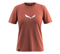 Salewa T-shirt Solidlogo Dri-Release Donna Manica corta Arancione perlato 34