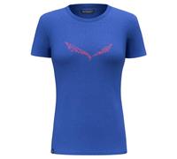 SALEWA Solid Dry W T-Shirt. Maglietta, Electric Melange, M Donna